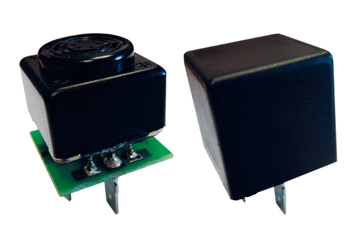 Interior buzzer for movement of doors for bus and coach Vignal